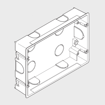 XTS 5SIC Монтажная коробка для гипсокартона для абонентского устройства XTS 5IP для встроенной установки 840XC-0110